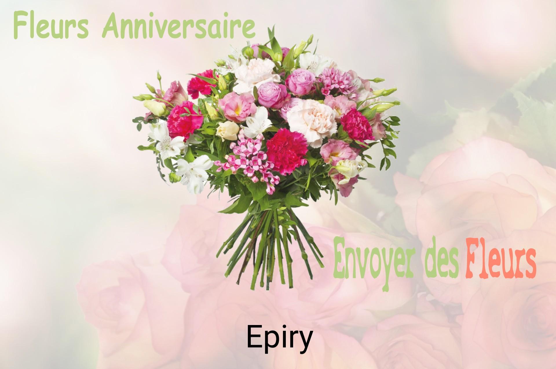 Bouquet de fleurs d’anniversaire livré à Epiry