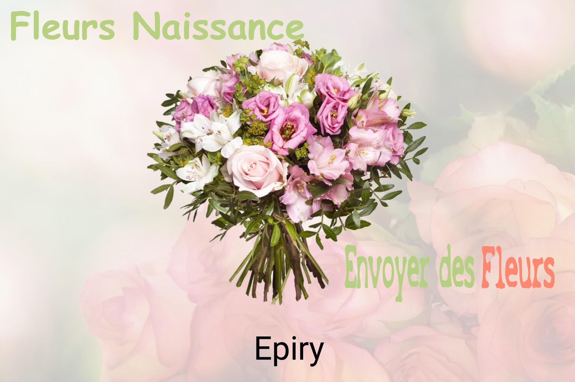Bouquet de fleurs de naissance livré à Epiry
